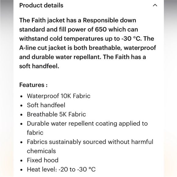 NWT Lole Faith 650 Fill Down Jacket - Picture 4 of 16